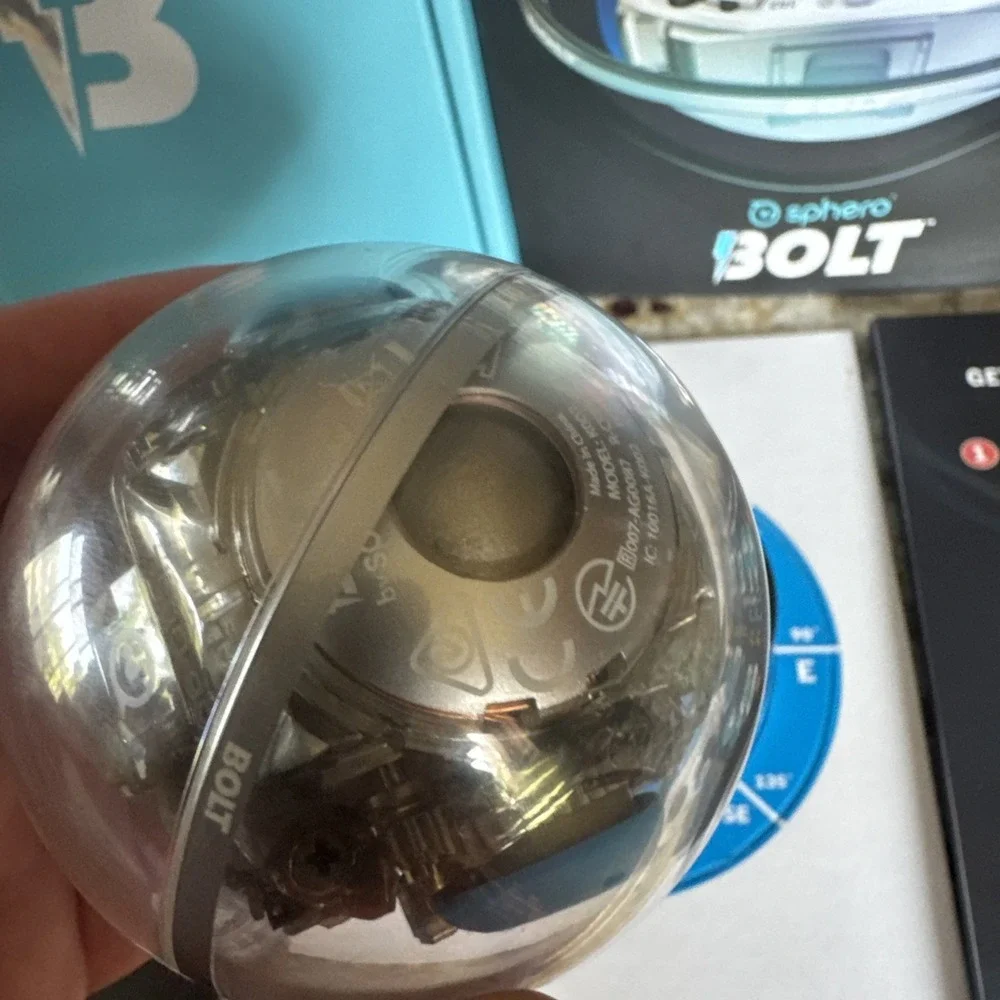Sphero BOLT K002 Coding & AI Learning Robot Ball App Enabled Robot w/Charger Box